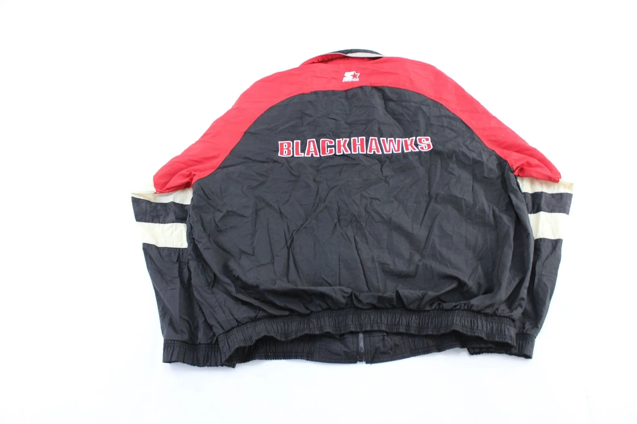 90's Chicago Blacks Embroidered Starter Zip Up Jacket