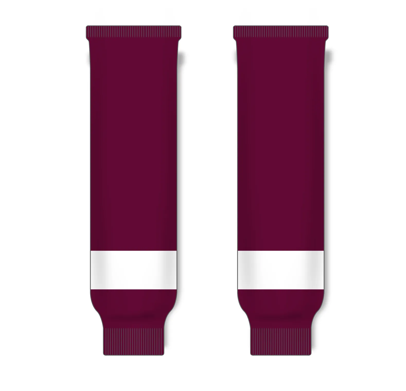 Athletic Knit (AK) HS630-480 Peterborough Petes Maroon Knit Ice Hockey Socks