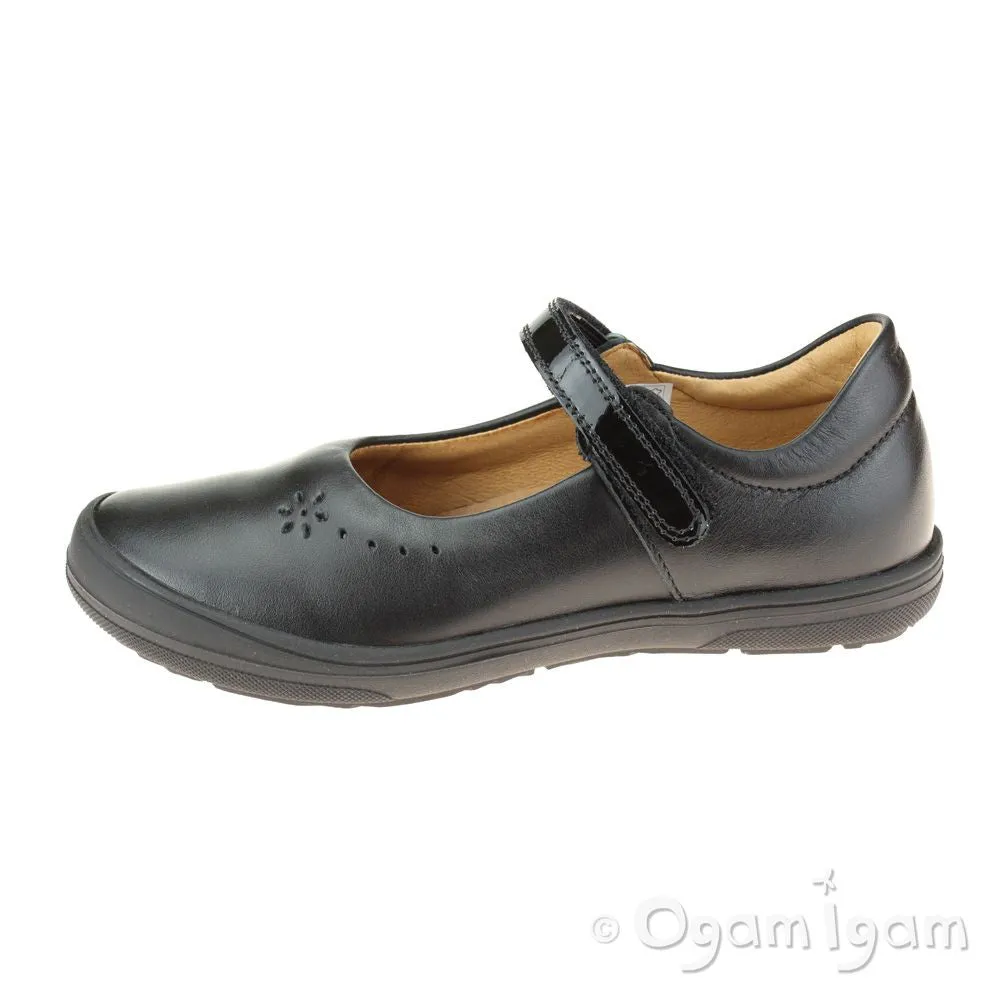 Froddo G3140053 Girls Black School Shoe