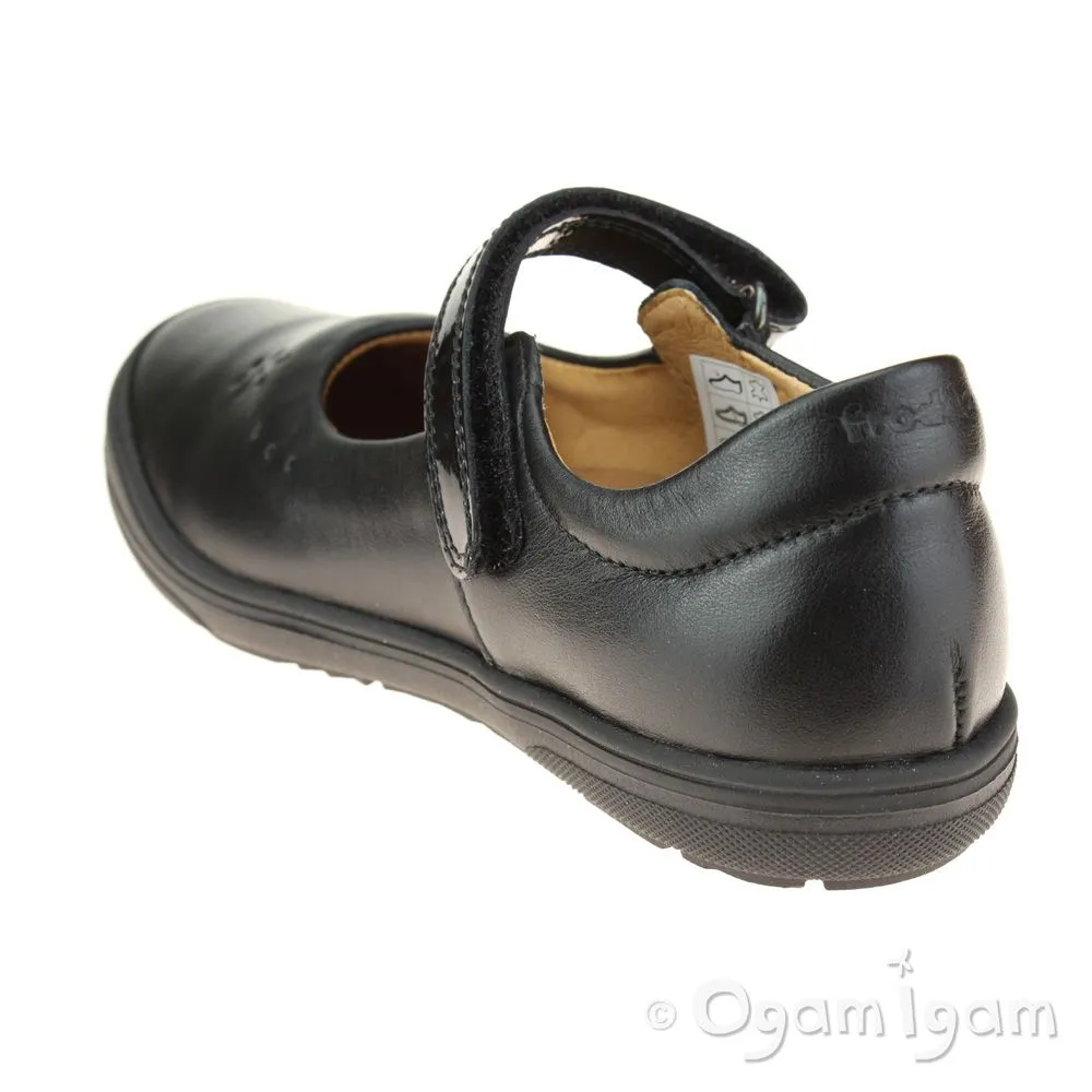 Froddo G3140053 Girls Black School Shoe