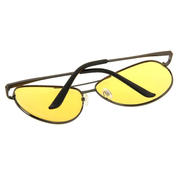 Frog Mirror UV 400 Yellow Lens Night Vision Polarized Eyeglasses