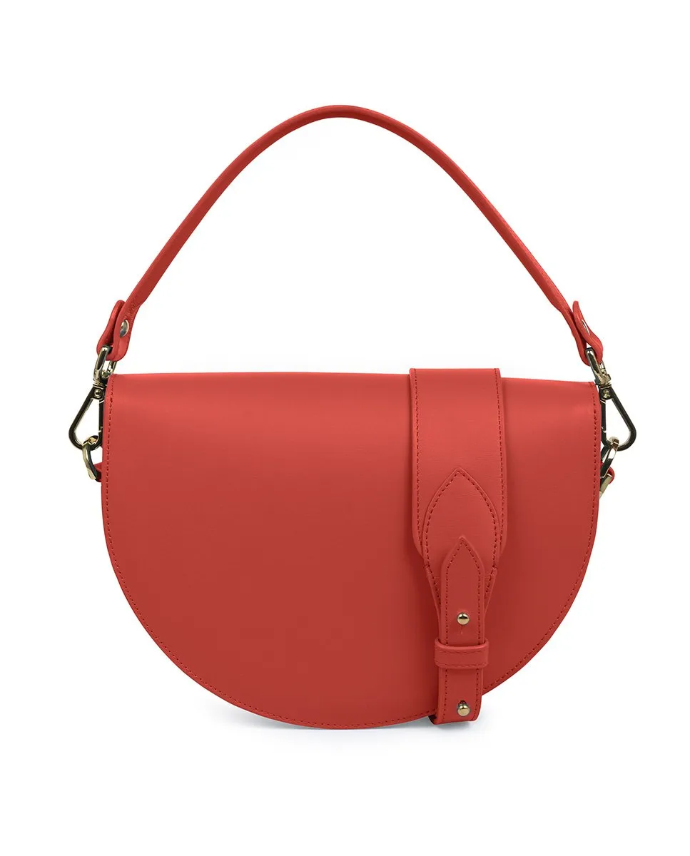 Leandra Saddle Bag Red