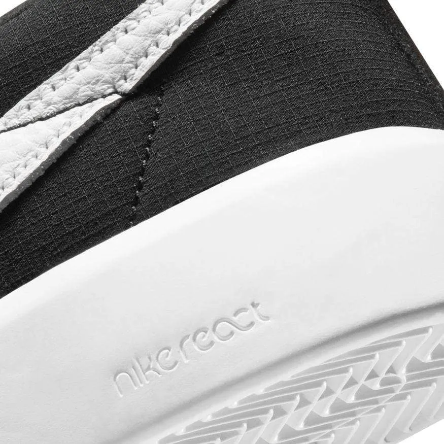 Nike SB Bruin React Black White Black Anthracite