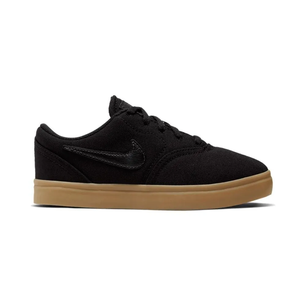 Nike SB Kids Skate Check Canvas Black Black Gum Light Brown